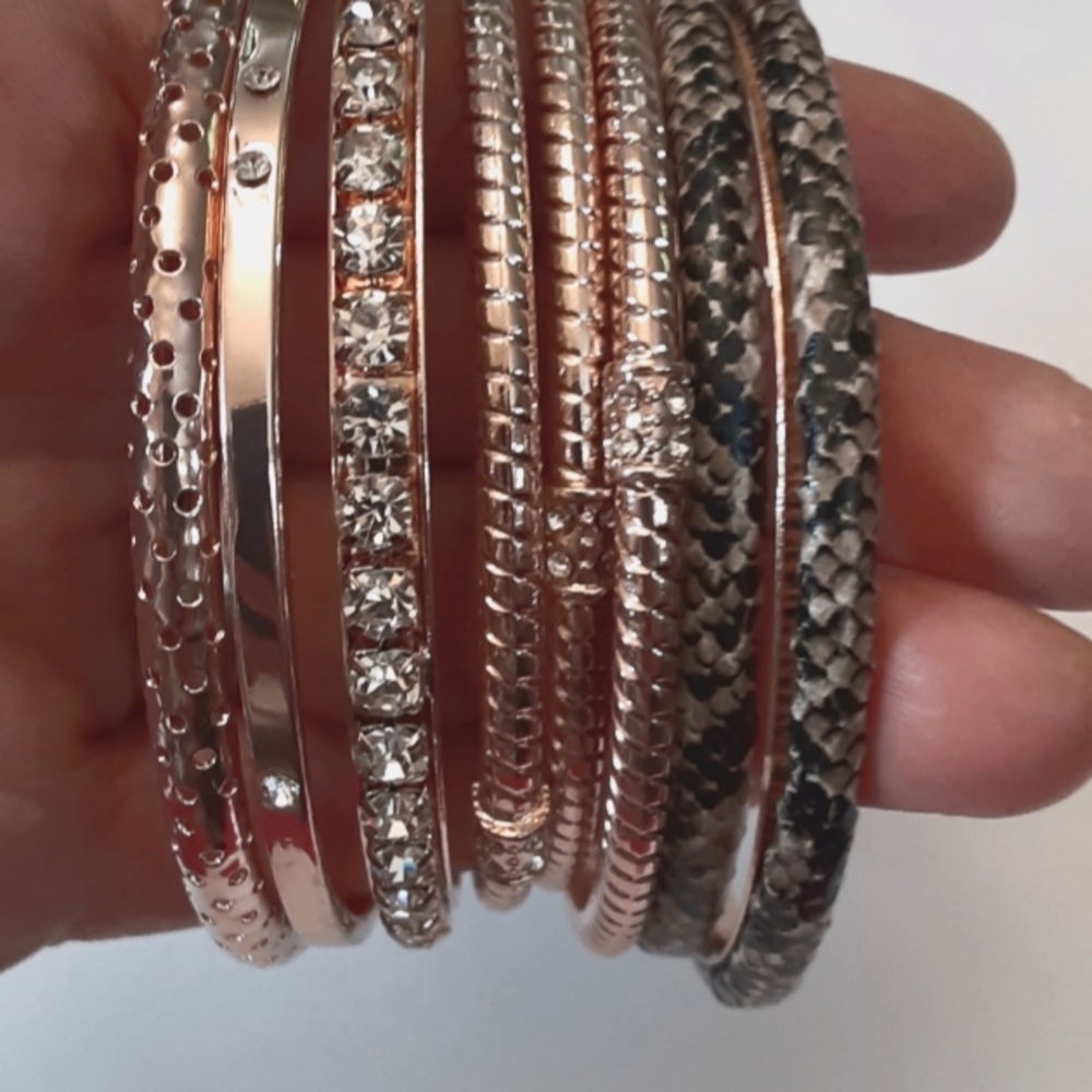 Fashion stackable bangles - Picture 3 of 4